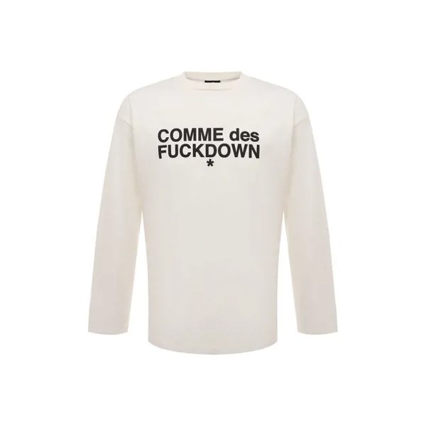 Хлопковый лонгслив Comme des Fuckdown
