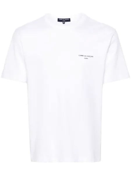 Comme des Garçons Homme футболка с логотипом, белый