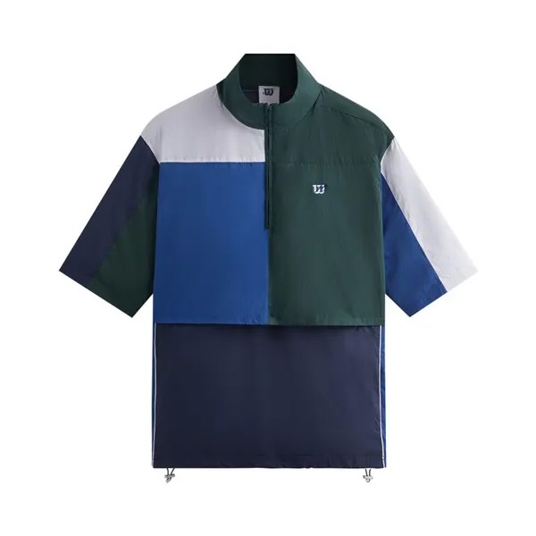 Рубашка Kith For Wilson Court Panelled Windshirt, разноцветный