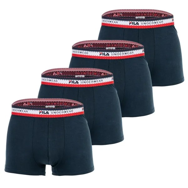 Боксеры Fila Boxershort 4 шт, синий