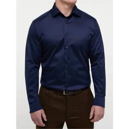 Рубашка Eterna, размер 56-58, синий