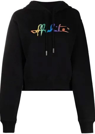 Off-White худи с логотипом