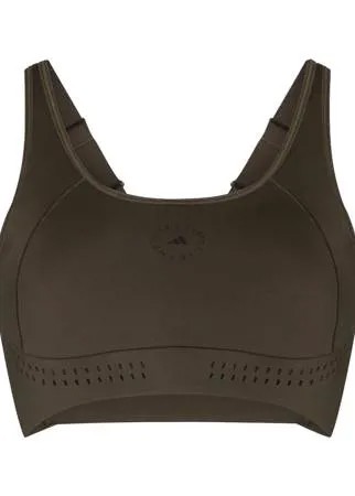 Adidas by Stella McCartney спортивный бюстгальтер TruePurpose с логотипом