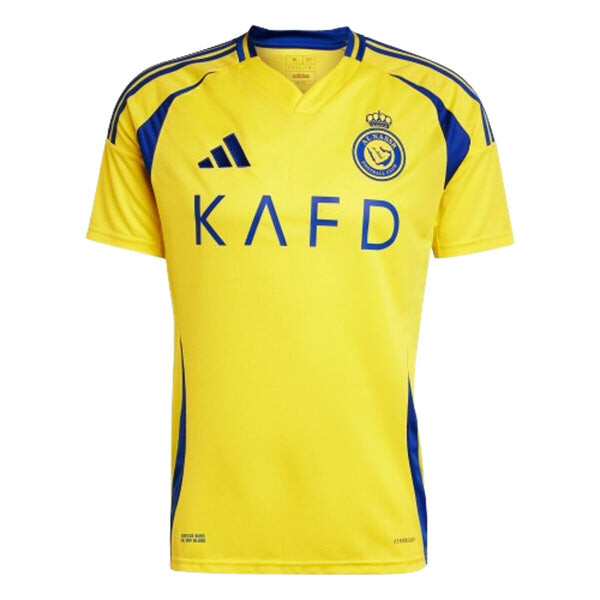 Футболка al nassr fc 24 25 ronaldo домашняя футболка Adidas, желтый