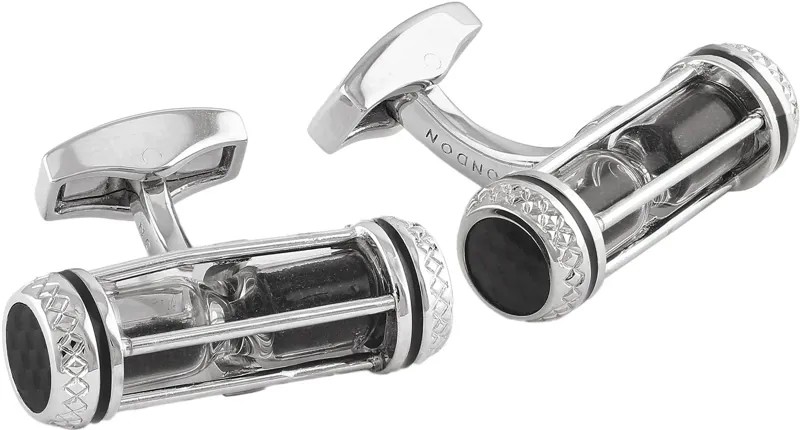 Запонки мужские Tateossian CL6884 серебристые