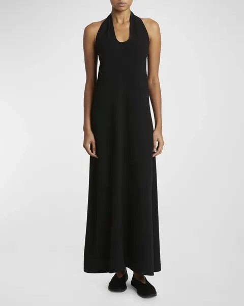 Платье макси из матового крепа без рукавов с бретелькой Ember Proenza Schouler, цвет Black