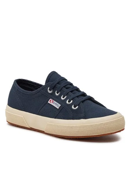 Кроссовки из ткани Superga, синий