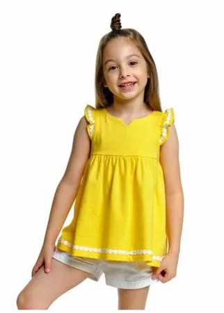 Туника Mini Maxi, 1536, цвет желтый, размер 110