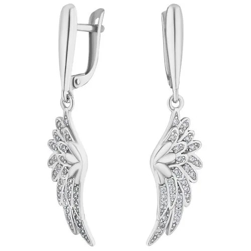 Серьги Ювелир Карат, серебро, 925 проба, серебряный