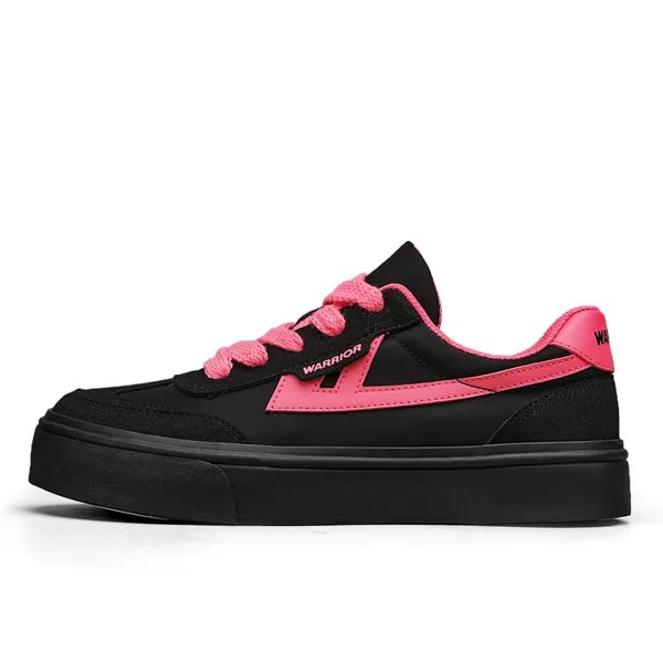 Кроссовки WARRIOR Skateboarding Shoes Women's Low-top Black/pink/red, цвет Spades