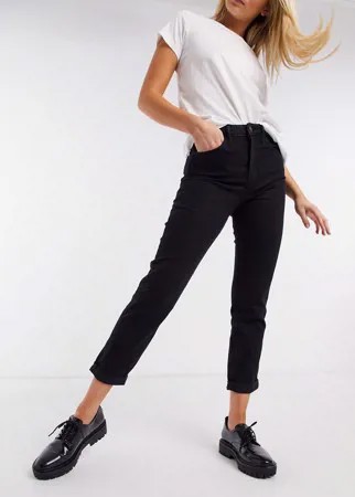 Черные джинсы Hollister mom-Черный