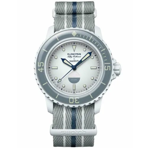 Наручные часы swatch SO35S100, серый, белый