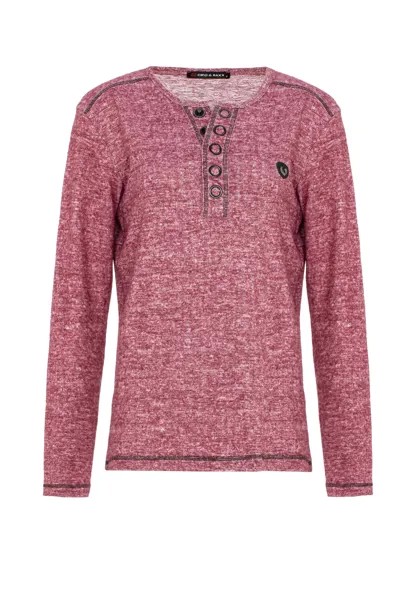 Футболка Cipo & Baxx LONG SLEEVE, красный