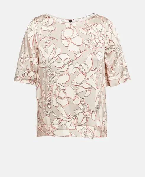 Шелковая блузка Marc Cain, цвет Greige
