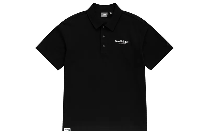 Мужская рубашка поло New Balance, цвет Black
