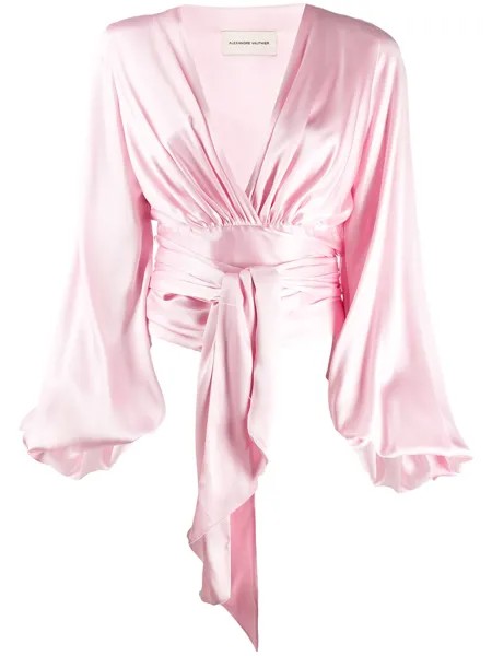 Alexandre Vauthier блузка с поясом