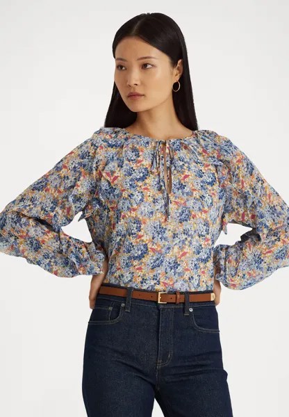 Блузка Lauren Ralph Lauren, синий/розовый