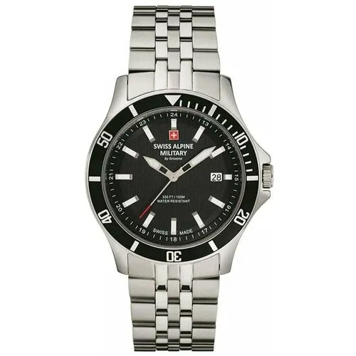 Наручные часы Swiss Alpine Military Alpine Наручные часы Swiss Alpine Military 7022.1137SAM, черный