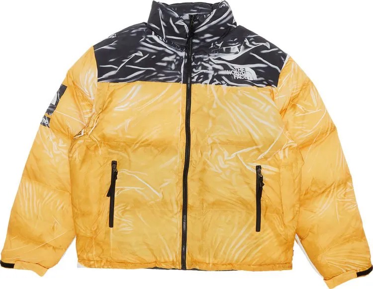 Куртка Supreme x The North Face Printed Nuptse Jacket 'Yellow', желтый