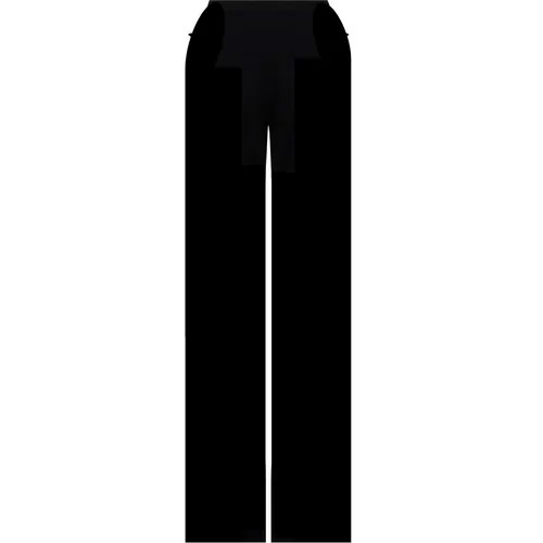 Брюки  Pollini, прямой силуэт, классический стиль, стрелки, размер 42, черный