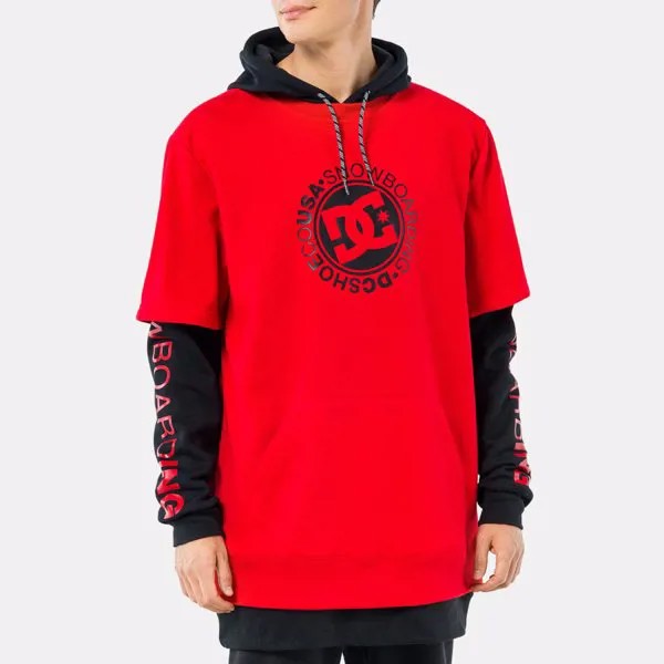 Толстовка с капюшоном DC SHOES Dryden M Otlr Rqr7 Racing Red 2022