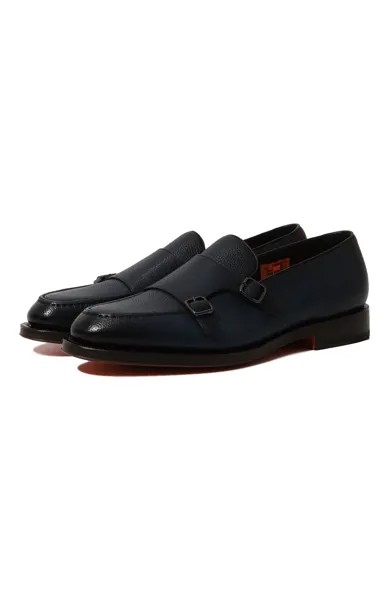 Кожаные монки Santoni