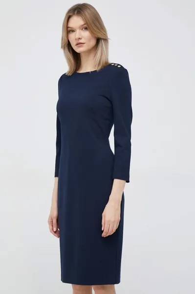 Платье Lauren Ralph Lauren, темно-синий
