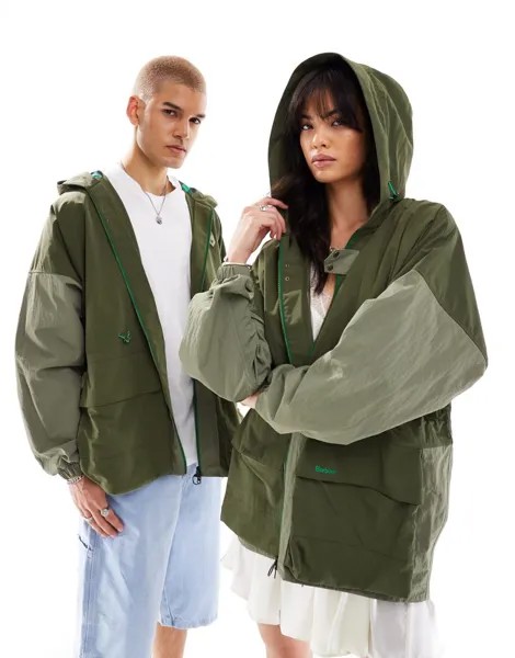 Barbour x ASOS Acoustic — зеленая дождевик унисекс