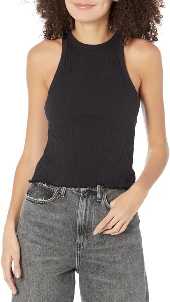 Топ Billabong Tomboy Tank Knit Top, цвет Black Pebble