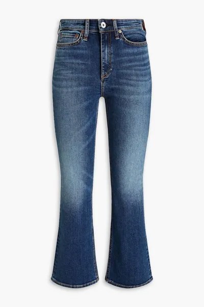 Расклешенные джинсы Hana с высокой посадкой RAG & BONE, синий
