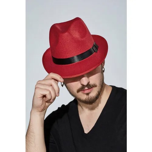 Шляпа Nothing but Love, демисезон/лето, хлопок, размер 56/59, красный