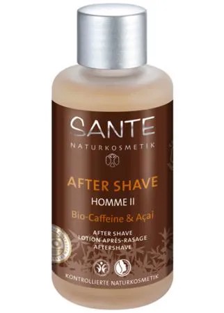 Лосьон после бритья Homme II Био-Кофеин и Асаи Sante Naturkosmetik, 100 мл
