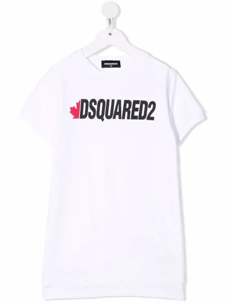 Dsquared2 Kids платье-футболка с логотипом