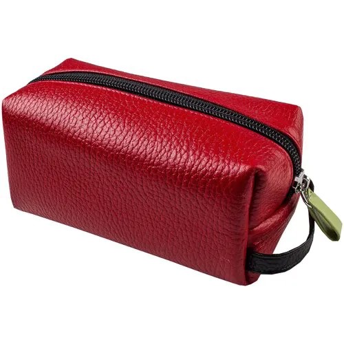 Косметичка MUMI, 7.5х7.5х14.5 см, красный