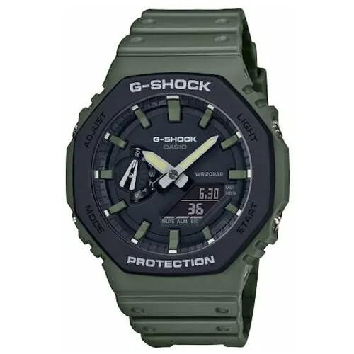 Наручные часы CASIO G-Shock, хаки, зеленый