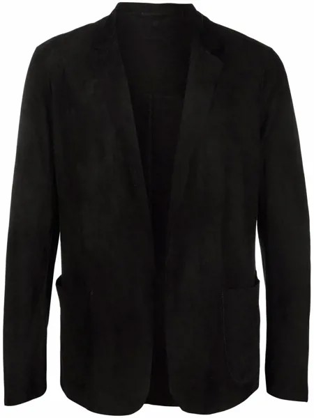 Salvatore Santoro long-sleeve suede blazer