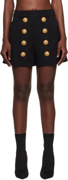 Черные шорты Balmain Hardware