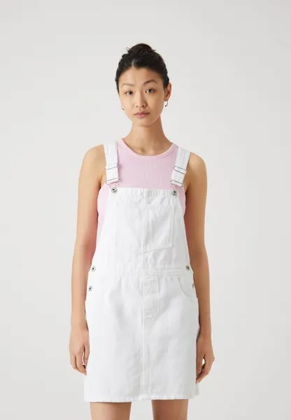 Джинсовое платье ONLLINN CARGO SPENCER DRESS ONLY, цвет white