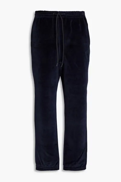 Спортивные брюки из смесового хлопка Alexander Wang, темно-синий