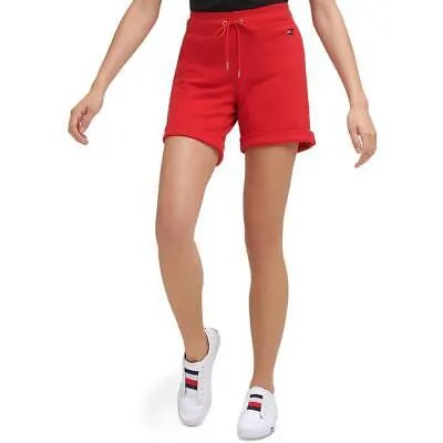 Tommy Hilfiger Sport Женские красные шорты для фитнеса для тренировок Athletic XL BHFO 8187