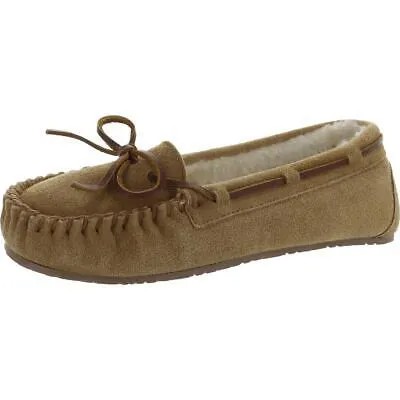 Женские мокасины Minnetonka Lodge Trapper Tan, 12 очень широких (E+, WW) BHFO 9332