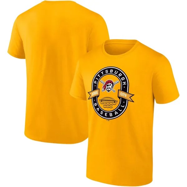 Мужская золотая фирменная футболка Pittsburgh Pirates Iconic Glory Bound Fanatics