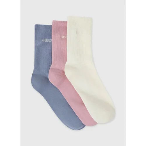 Носки O'STIN, 3 пары, размер 39-41, розовый