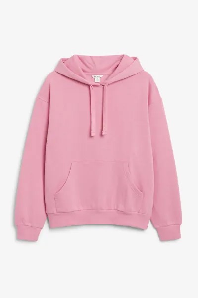 Мягкое худи Monki с кулиской, розовый