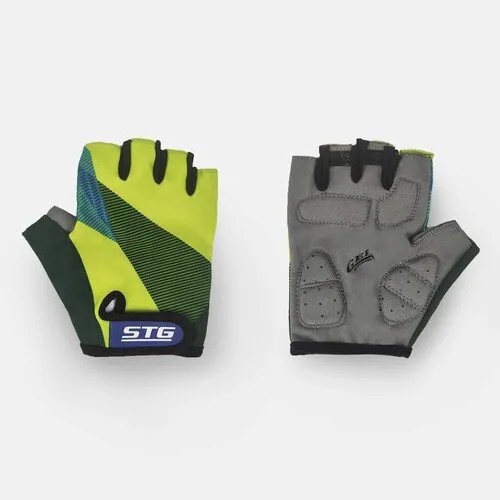 Перчатки STG, размер M, черный, зеленый