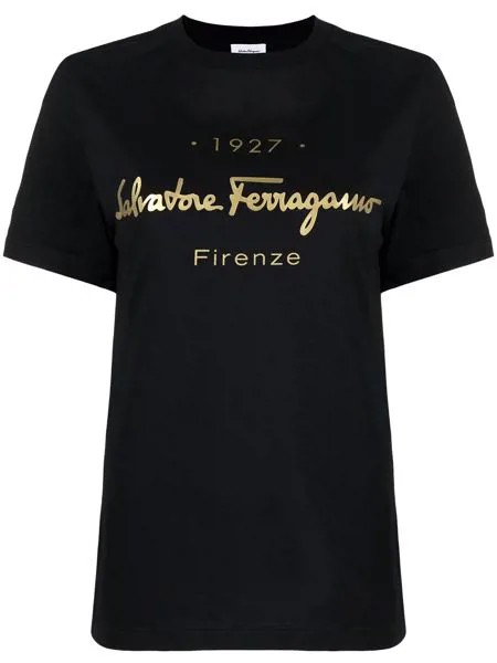 Salvatore Ferragamo футболка 1927 Signature