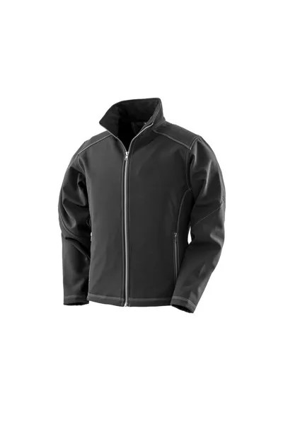Куртка Work-Guard Treble Stitch Soft Shell Result, черный