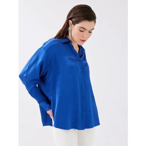 Рубашка LC Waikiki, размер 36, синий