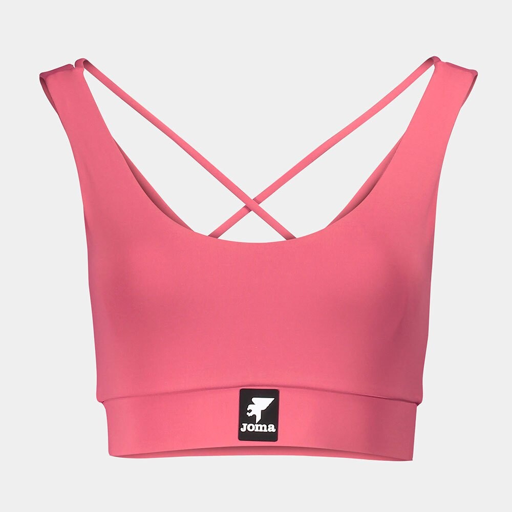 Спортивный топ Joma Daphne Medium Support, розовый