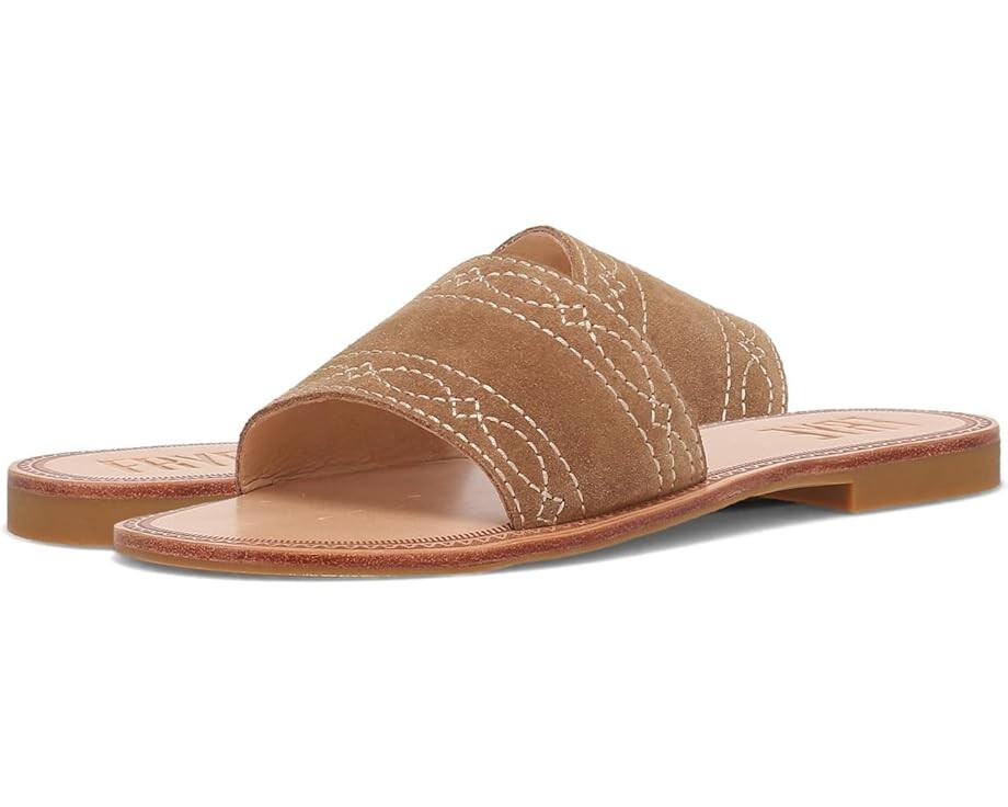 Сандалии Frye Ava Woodstock Slide, цвет Almond